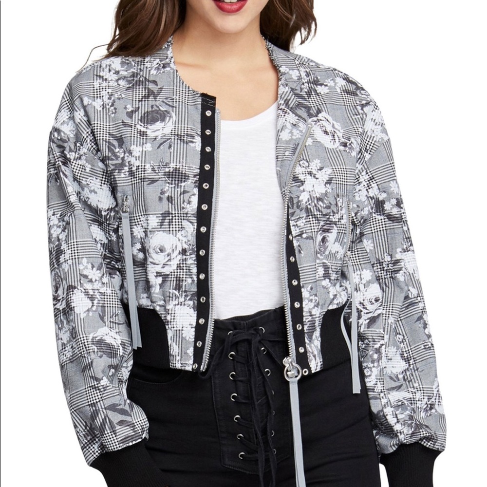 Rachel Rachel Roy Baldwin bomber printed jacket